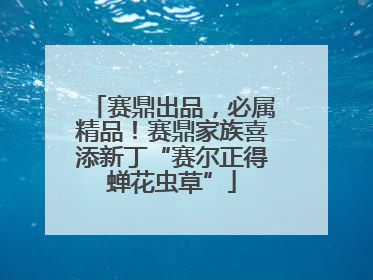 赛鼎出品，必属精品！赛鼎家族喜添新丁“赛尔正得蝉花虫草”