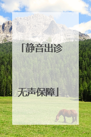 静音出诊 无声保障