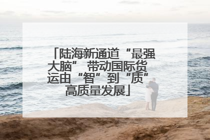 陆海新通道“最强大脑” 带动国际货运由“智”到“质”高质量发展