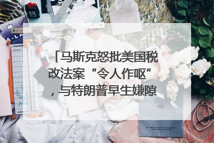 马斯克怒批美国税改法案“令人作呕”，与特朗普早生嫌隙？｜国际识局