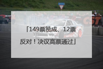 149票赞成、12票反对！决议高票通过