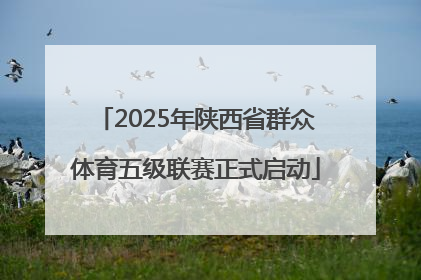2025年陕西省群众体育五级联赛正式启动