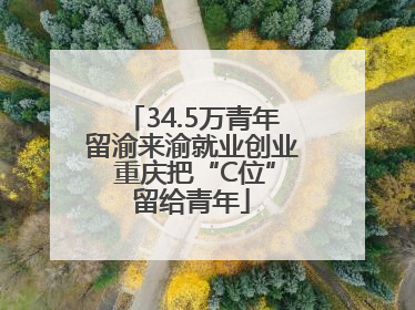 34.5万青年留渝来渝就业创业 重庆把“C位”留给青年