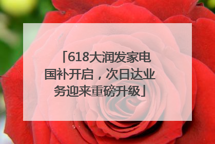 618大润发家电国补开启，次日达业务迎来重磅升级