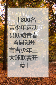 800名青少年运动员跃动青春 首届郑州市青少年三大球联赛开幕
